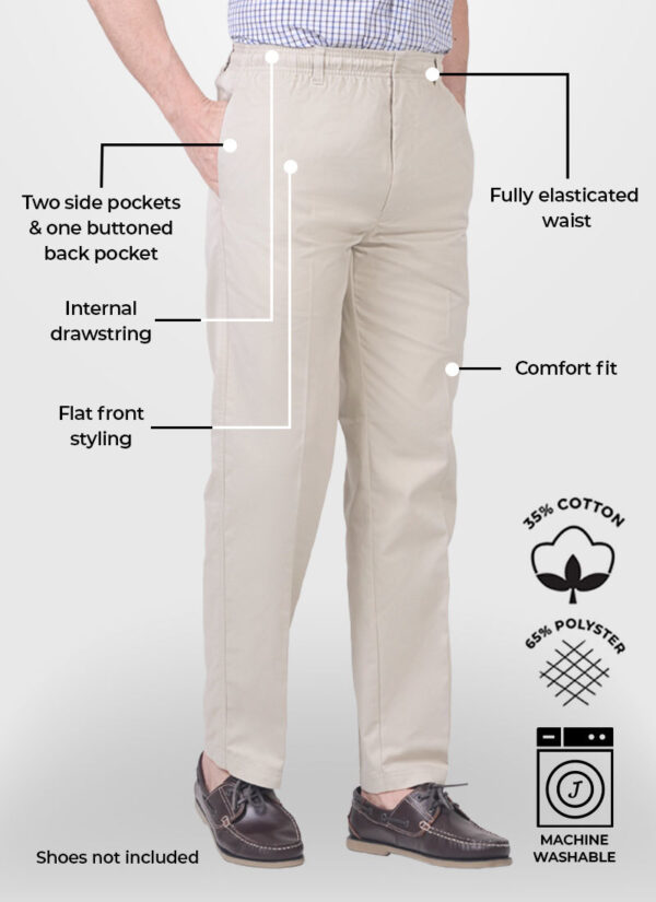 Easy Pull On Chino Trouser - Image 2
