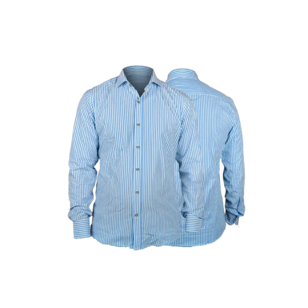 Luka White Blue Stripe