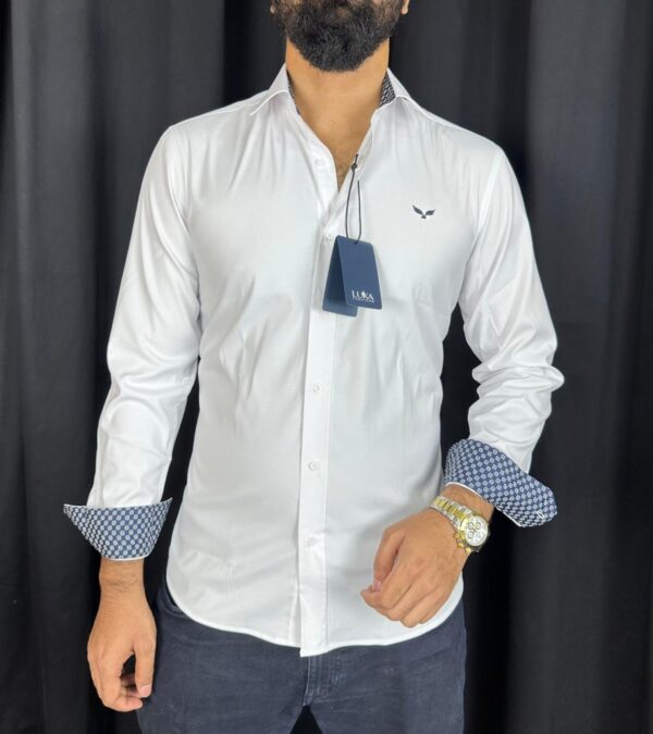 Luka White Shirt - Image 6